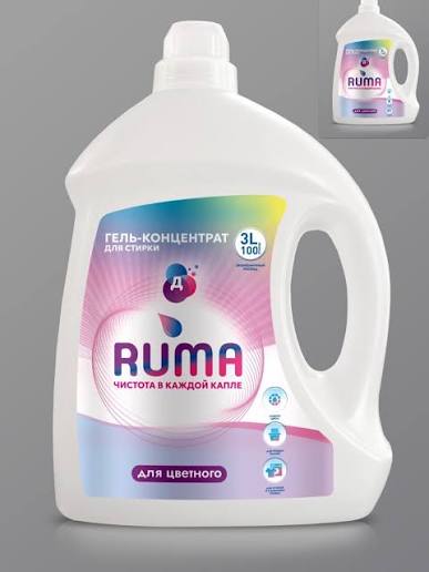 Гель-концентрат для стирки Ruma 3л. для цветного белья