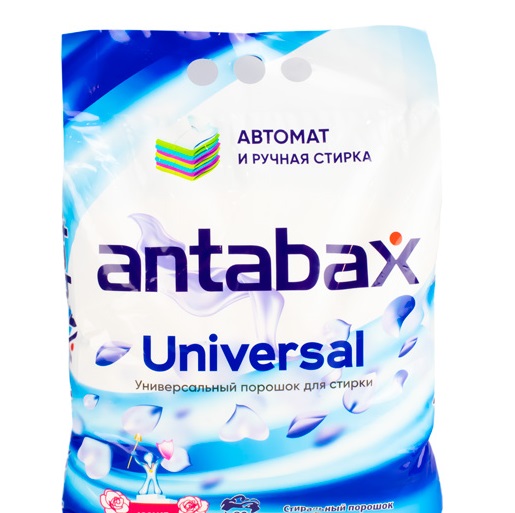 Antabax порошок стиральный Универсальный аромат цветущей розы синий