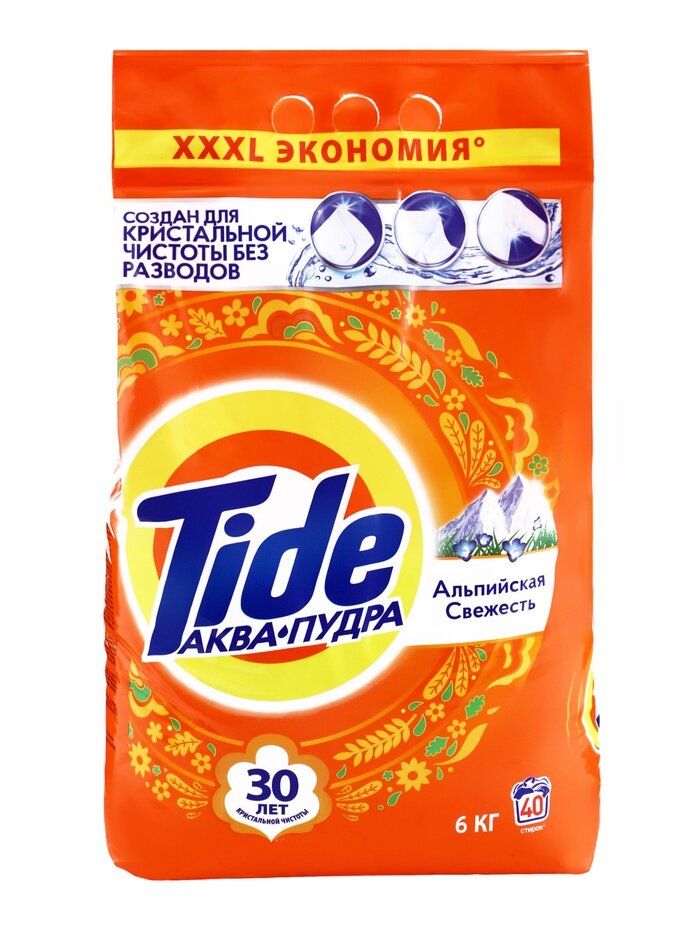 Тайд порошок Альпийская свежесть 6 кг