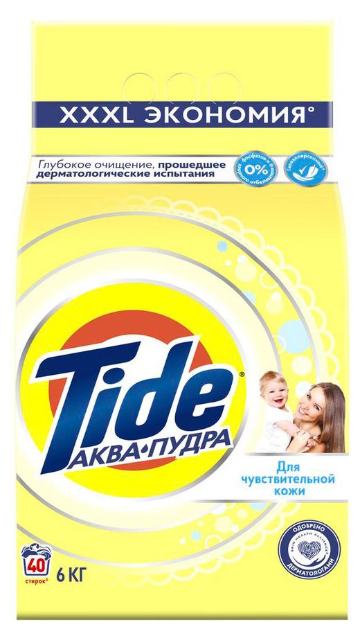 Тайд порошок для чувст.кожи/6кг